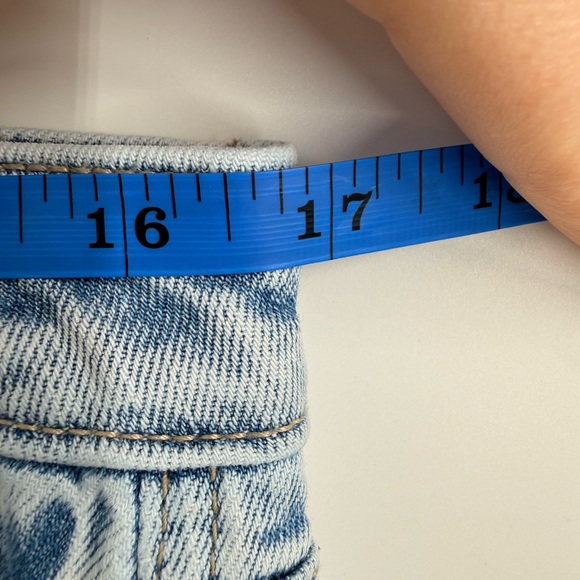 American Eagle Jeans Womens Super High Rise Baggy Wide Leg Light Wash Size 12 - Picture 9 of 9